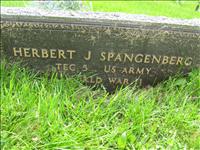 Spangenberg, Herbert J. (Veteran's Plaque)